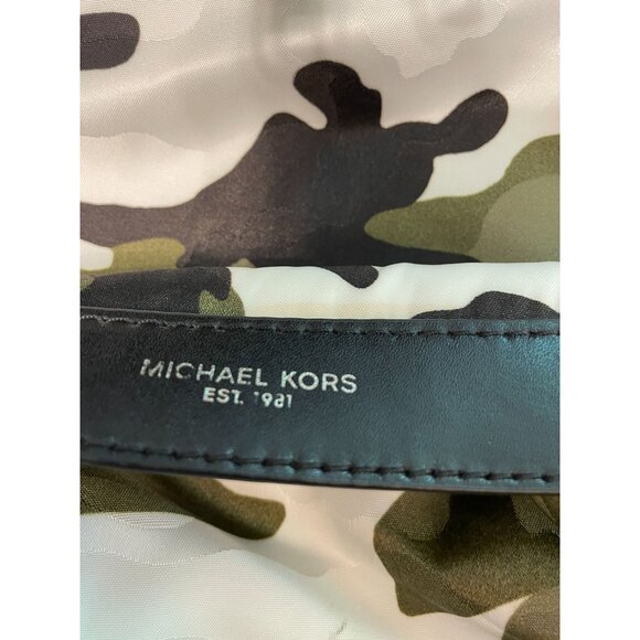 Authentic Michael Kors Backpack army camo laptop school work travel bag style - Picture 15 of 16